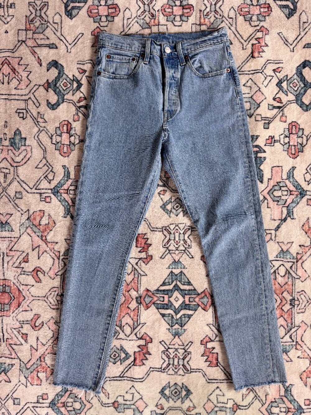 Levi's Women's 501 Skinny Light Wash Button Fly - size 27
